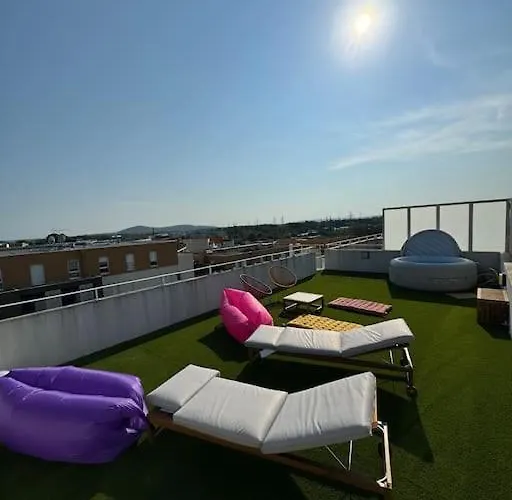 شقة Luxueux 5 Pc, Jacuzzi, Rooftop, Terrasse, Clim